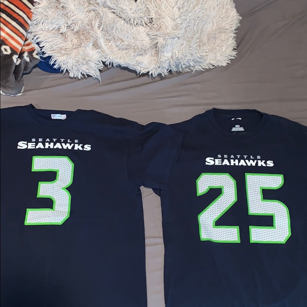 2015 NFL Seattle Seahawks combo Wilson & Sherman
